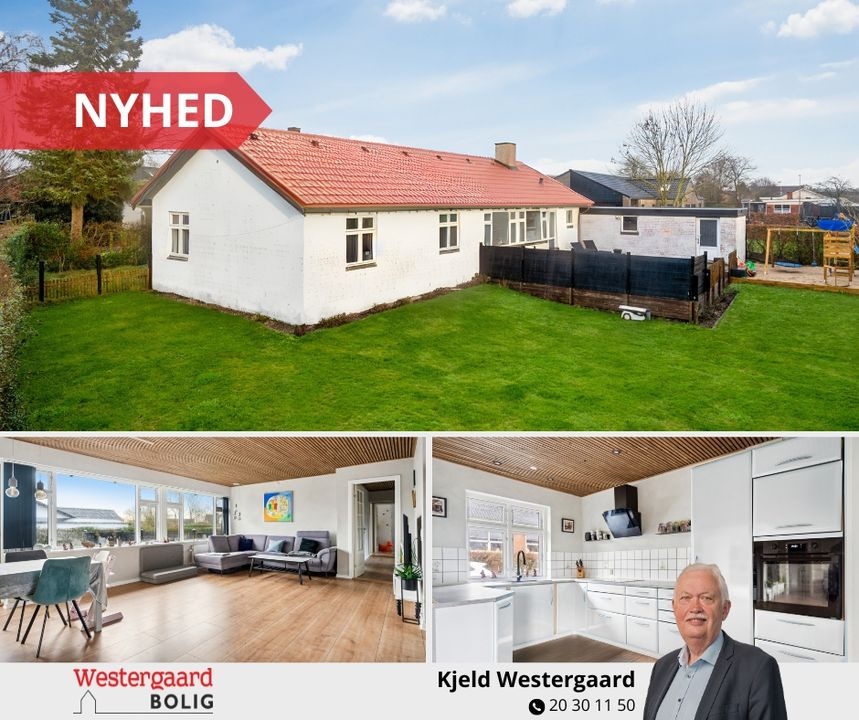 Westergaard Bolig præsenterer skøn villa i Brønderslev til kr. 1.350.000