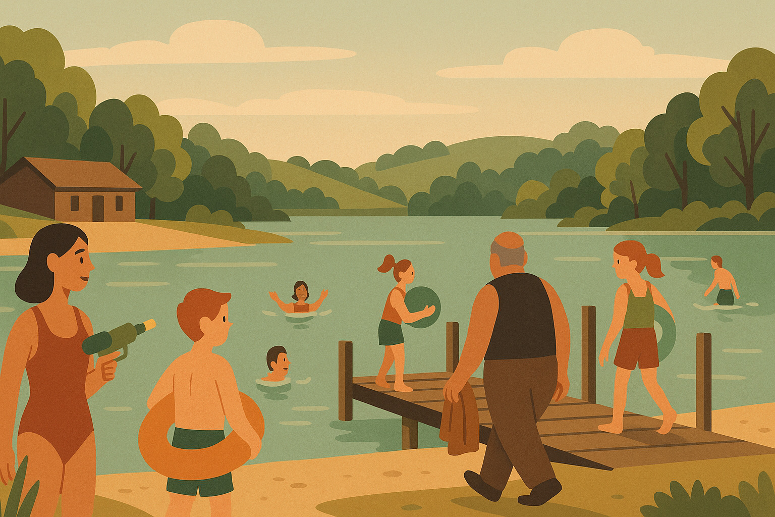 Vi hopper i søen: Sjov og fællesskab i Kolding