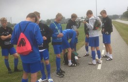 FC Sallings Sebastian Madsen var brandvarm i varmen