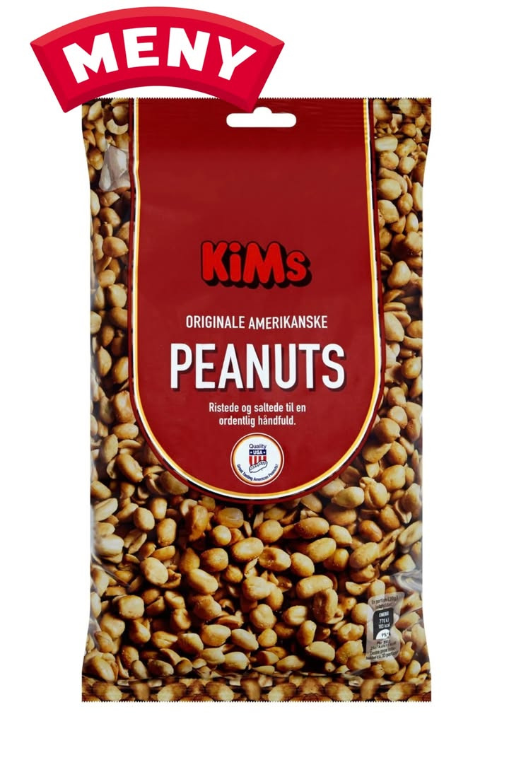 Meny Gl. Skagensvej tilbyder Kims peanuts big pack til specialpris 