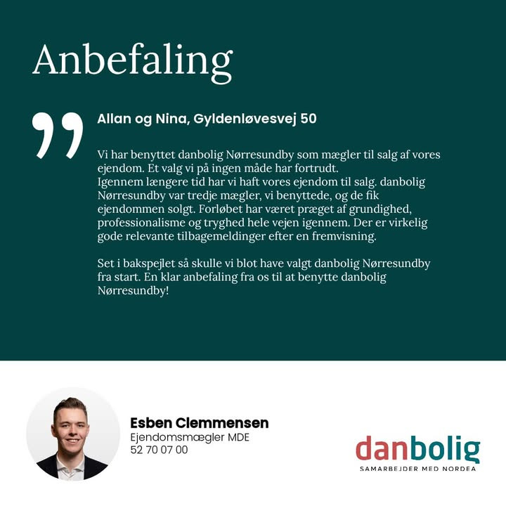 Succesfuldt hussalg hos danbolig Nørresundby efter flere mæglerskift