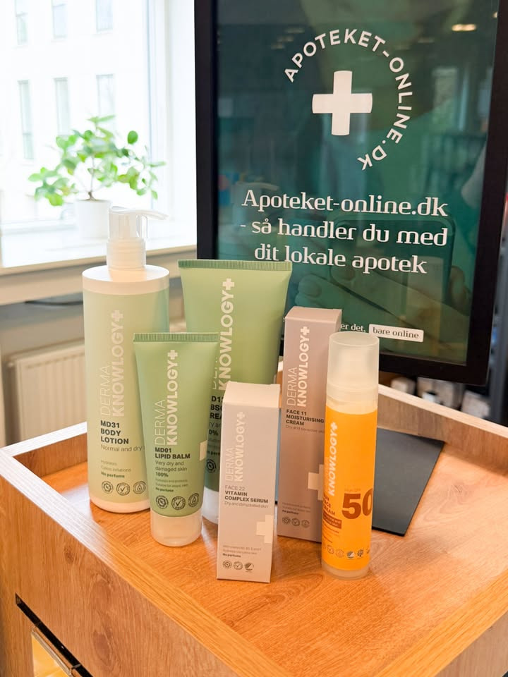 Vejlby Apotek introducerer månedens allergivenlige hudplejeserie fra Dermaknowlogy