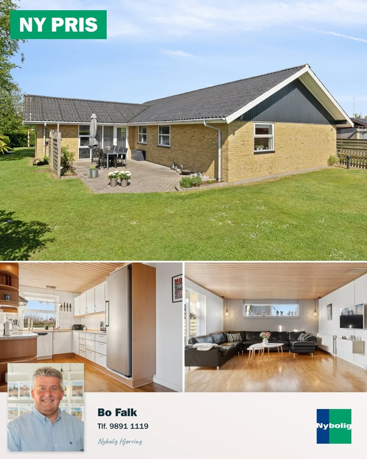 Nybolig Hjørring v/Morten Hove sænker prisen på familievenlig villa i Hæstrup