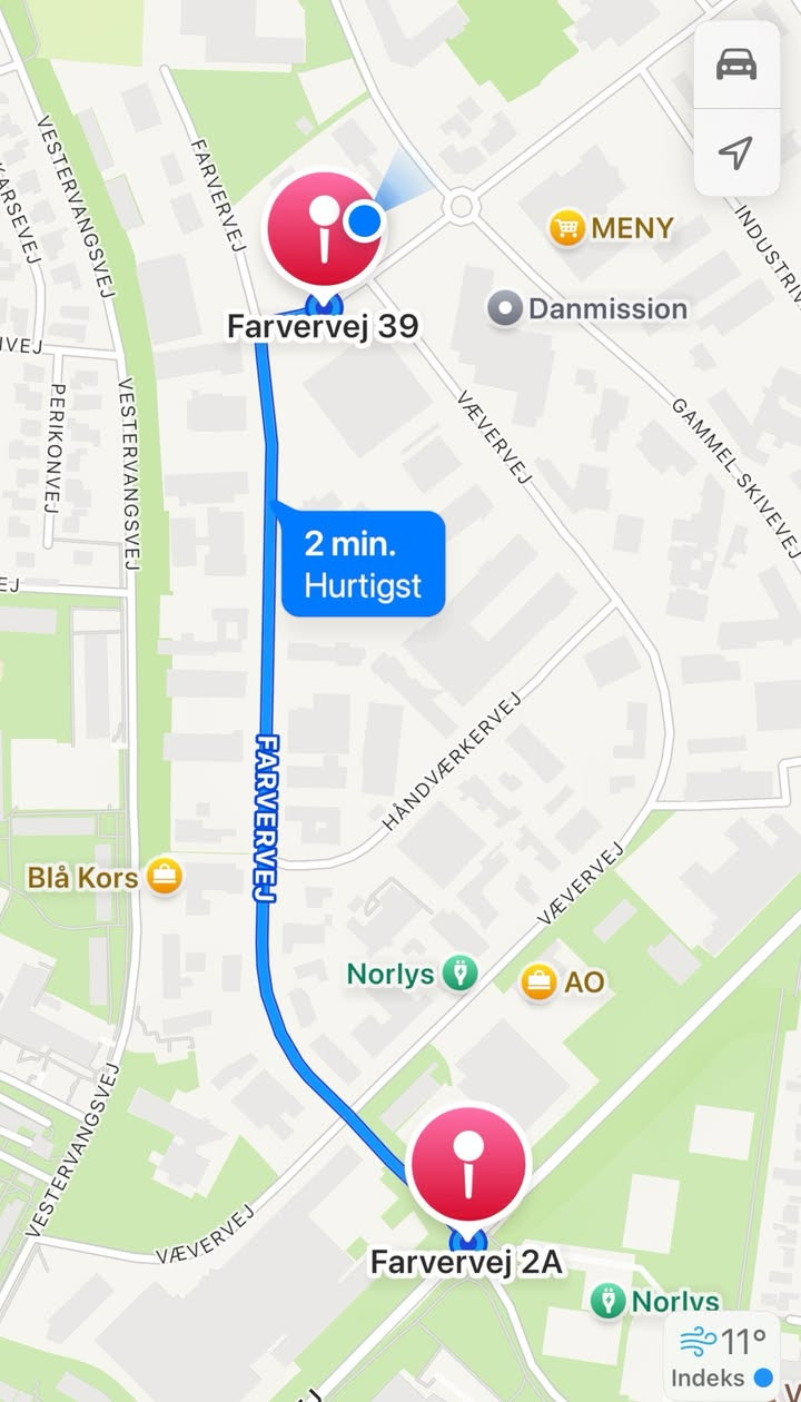 Lahvino Wine & Spirits informerer om adgangsvej under vejarbejde i uge 43