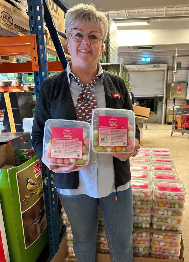 Meny Gl. Skagensvej tilbyder Anthon Berg fugleæg til halv pris til påske