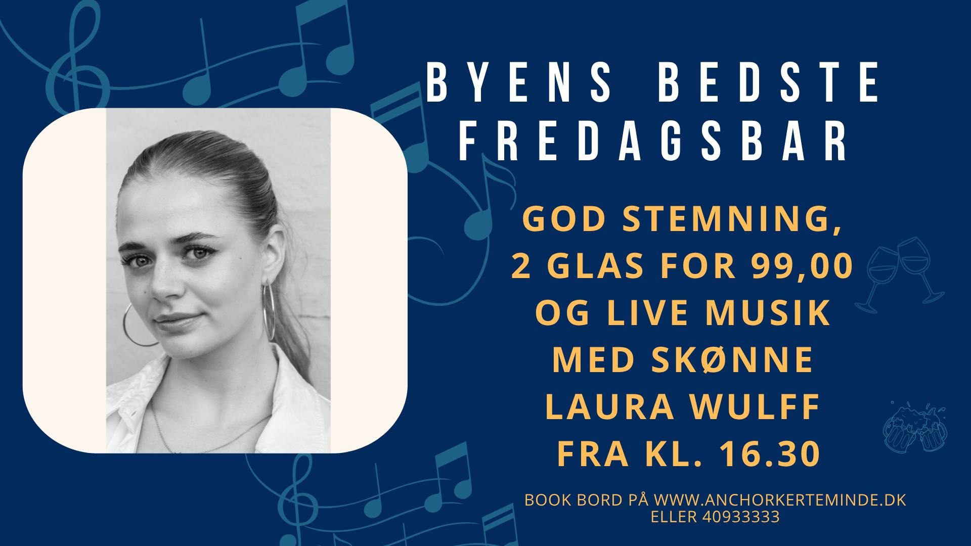 Byens bedste fredagsbar i Kerteminde med livemusik