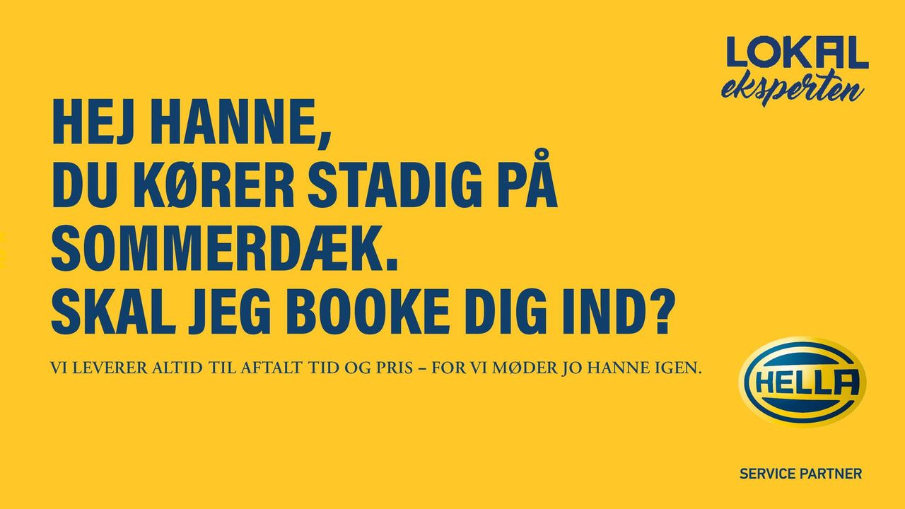 Vintervejret har ramt landet, så Autogården Løkken minder om vigtigheden af vinterdæk