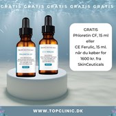 Top Clinic v/Else Møller Larsen tilbyder gratis antioxidant-serum ved køb fra SkinCeuticals
