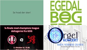 Oplev Ølstykke denne weekend: Bogfest, håndbold og orgelmusik