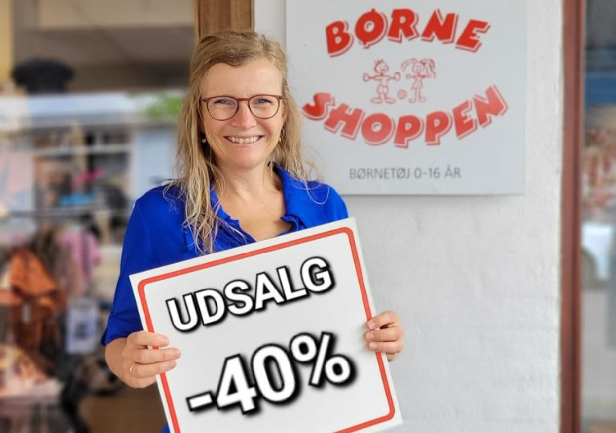 Børneshoppen i Brønderslev skyder sommeren i gang med udsalg