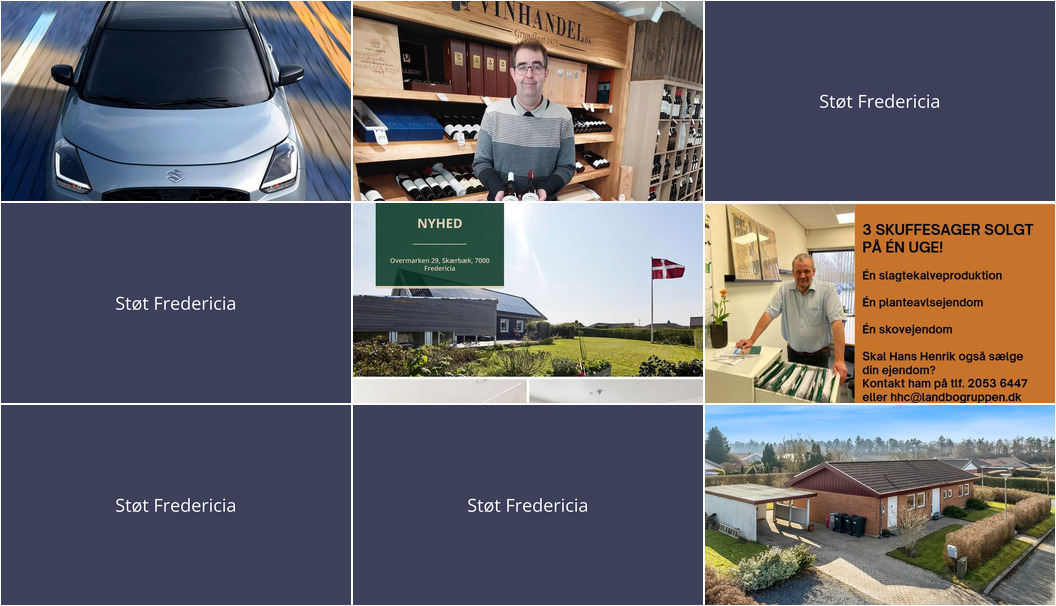 Nyt fra Ejendomsmægler Mike Andersen, RealMæglerne Middelfart, LANDBOGRUPPEN SØNDERJYSK og 2 andre