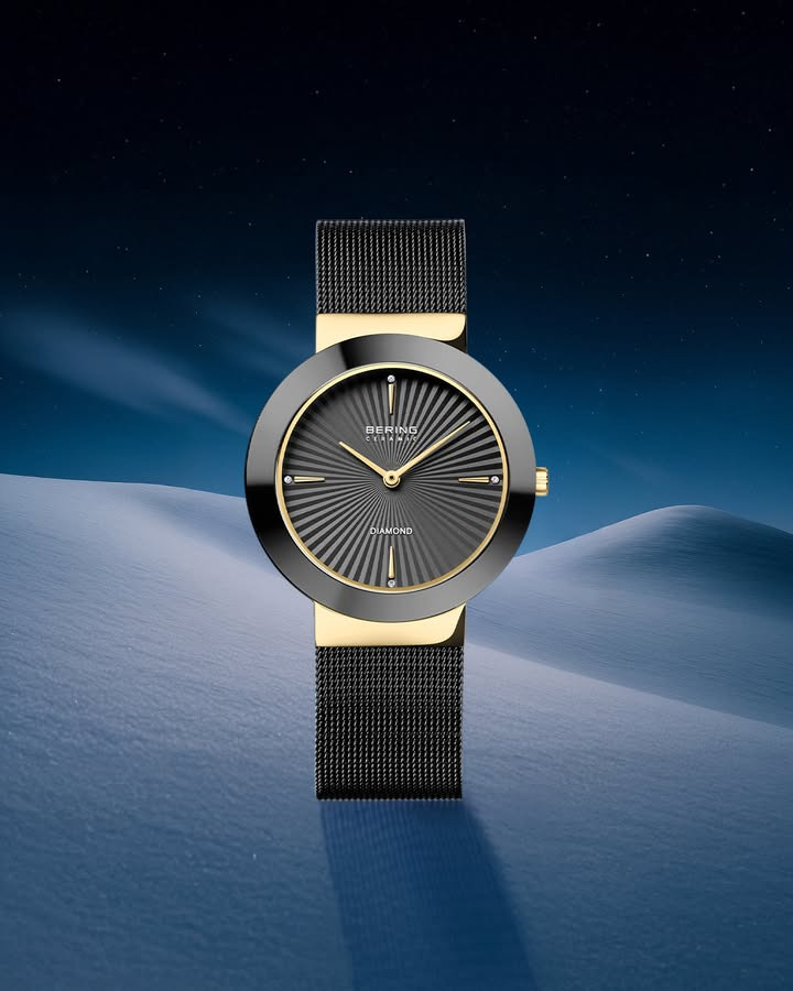 Nyt Syn Brøndum Jeppesen præsenterer elegante ure fra BERING i mørkeblå og sort