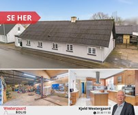 Westergaard Bolig tilbyder rummelig villa med autoværksted midt i byen