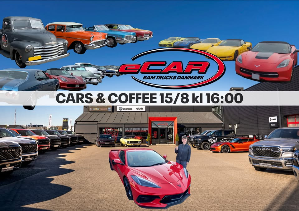 eCAR byder bilentusiaster velkomne til Cars & Coffee i Randers