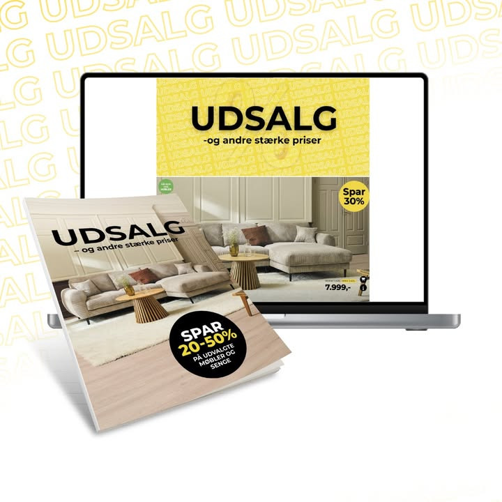 Møblér med Kumo Holstebro præsenterer sprængfyldt udsalg i nyt katalog