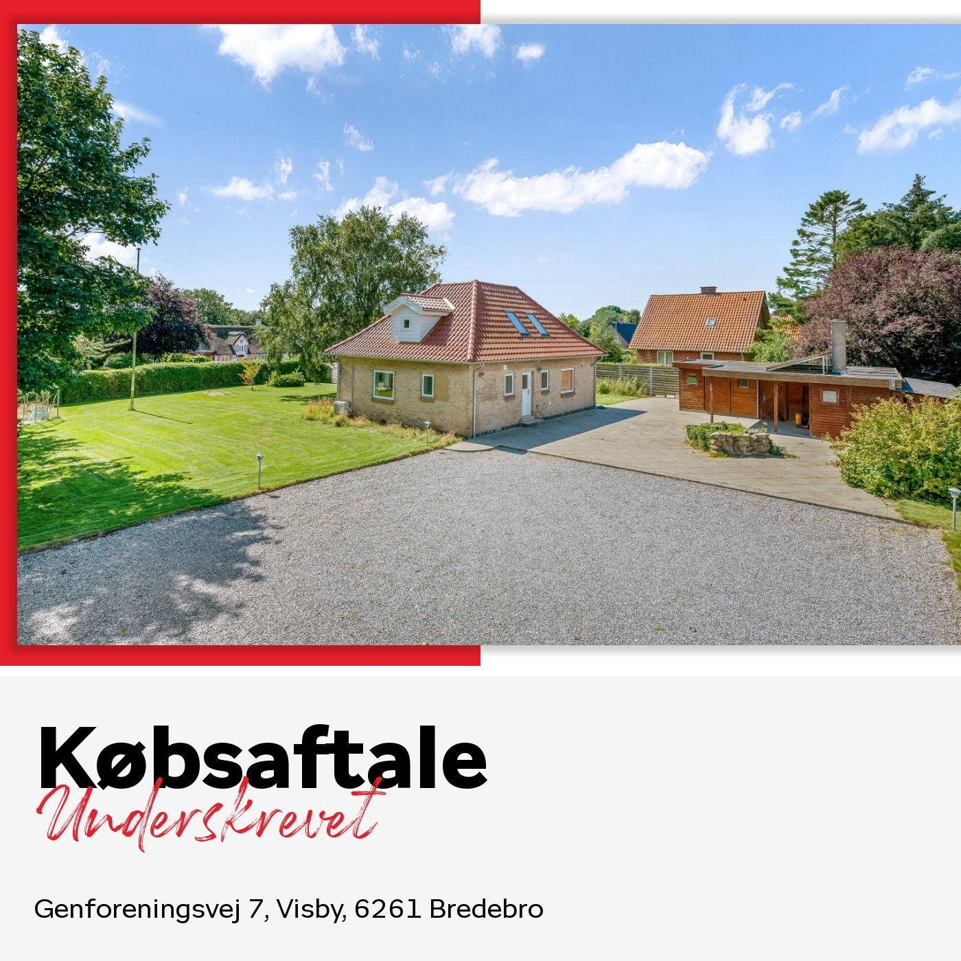 Købsaftale for Genforeningsvej 7 underskrevet hos Home Tønder