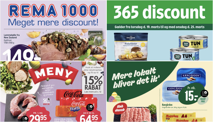 Frossen lammekølle til kun 169 kr. og Lurpak smør til 10 kr. - se de lokale tilbud