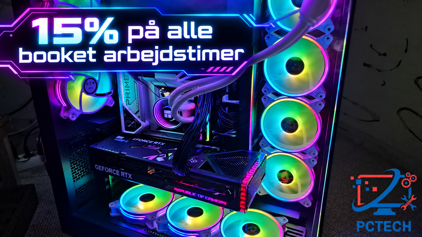 Giv computeren nyt liv: PCTECH giver 15 procent på arbejdstimer