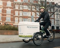 Hjernø Gustafsen A/S lancerer Aarhus' første CO2-venlige VVS-cykel