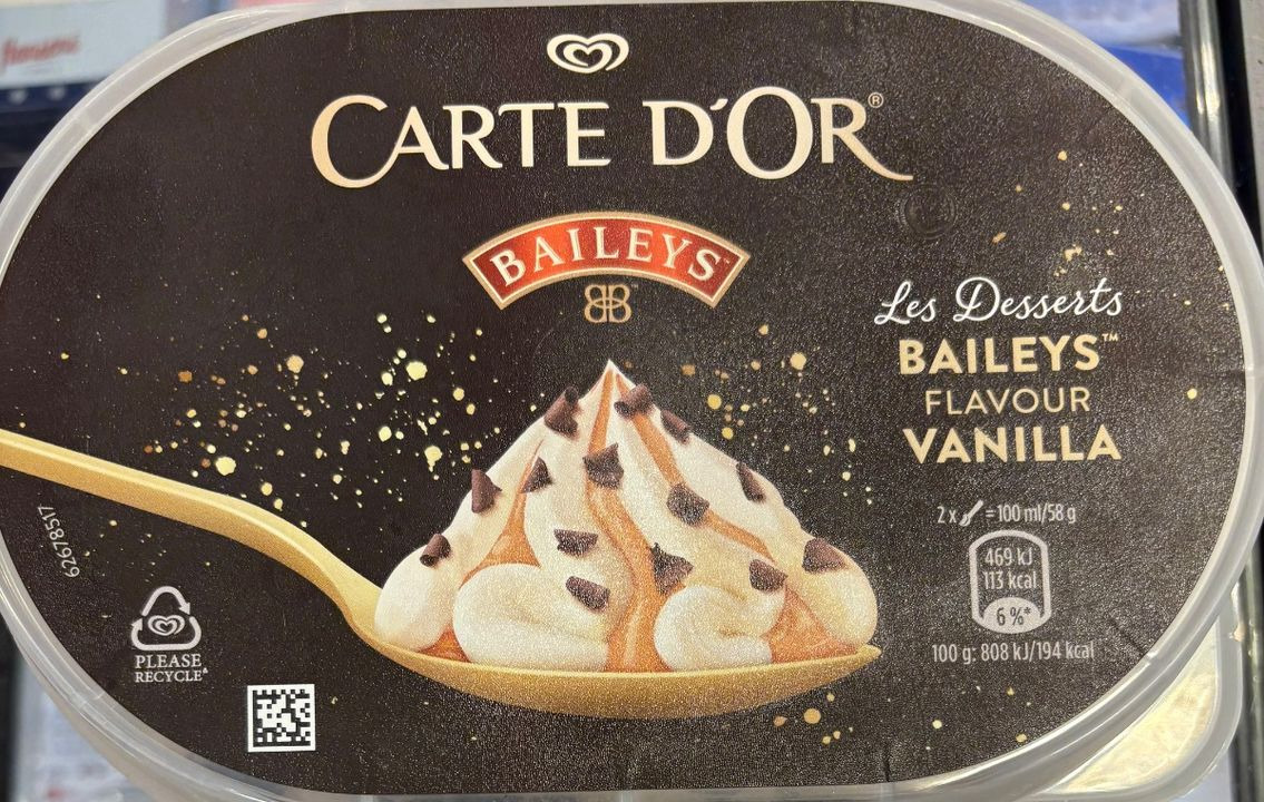 Nyhed hos MENY Hobro: Carte d'Or Baileys is til kun 34,99 kr.
