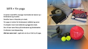 Velkommen til MFR & Yin Yoga med Yoga By Aarestrup