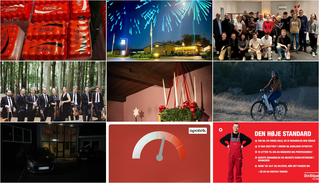 Nyt fra Herning Løve Apotek, Cykelkram ApS, Herning Svømmehal og 9 andre