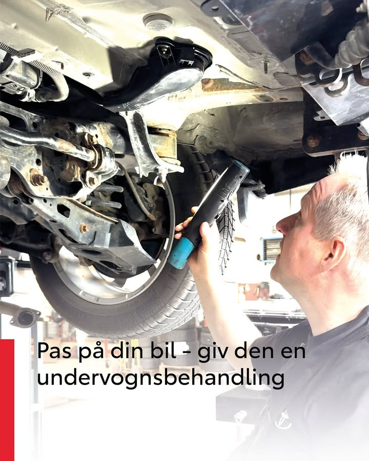 MTH Biler tilbyder undervognsbehandling, der beskytter mod hverdagens påvirkninger