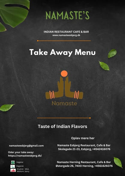 Namaste Herning introducerer ny menu med bedre priser på autentisk indisk mad