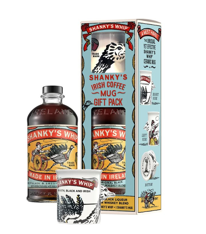 Udsalg hos Lahvino Wine & Spirits: Spar på gaveæske med Shanky's whip