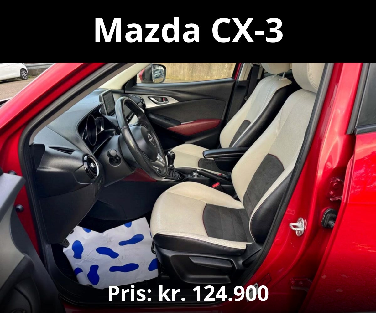 Overvejer du at skifte bilen ud? Denne Mazda CX-3 kan være løsningen