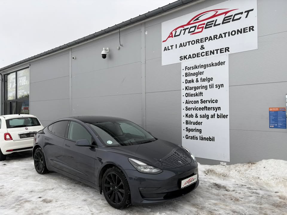 AutoSelect - Slagelse Synshal præsenterer Tesla Model 3 Long Range til attraktiv pris
