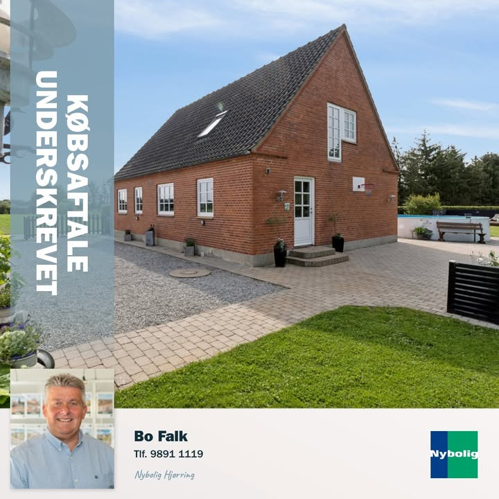 Landbrugsejendom i Tårs har fundet sine nye ejere, meddeler Nybolig Hjørring v/Morten Hove