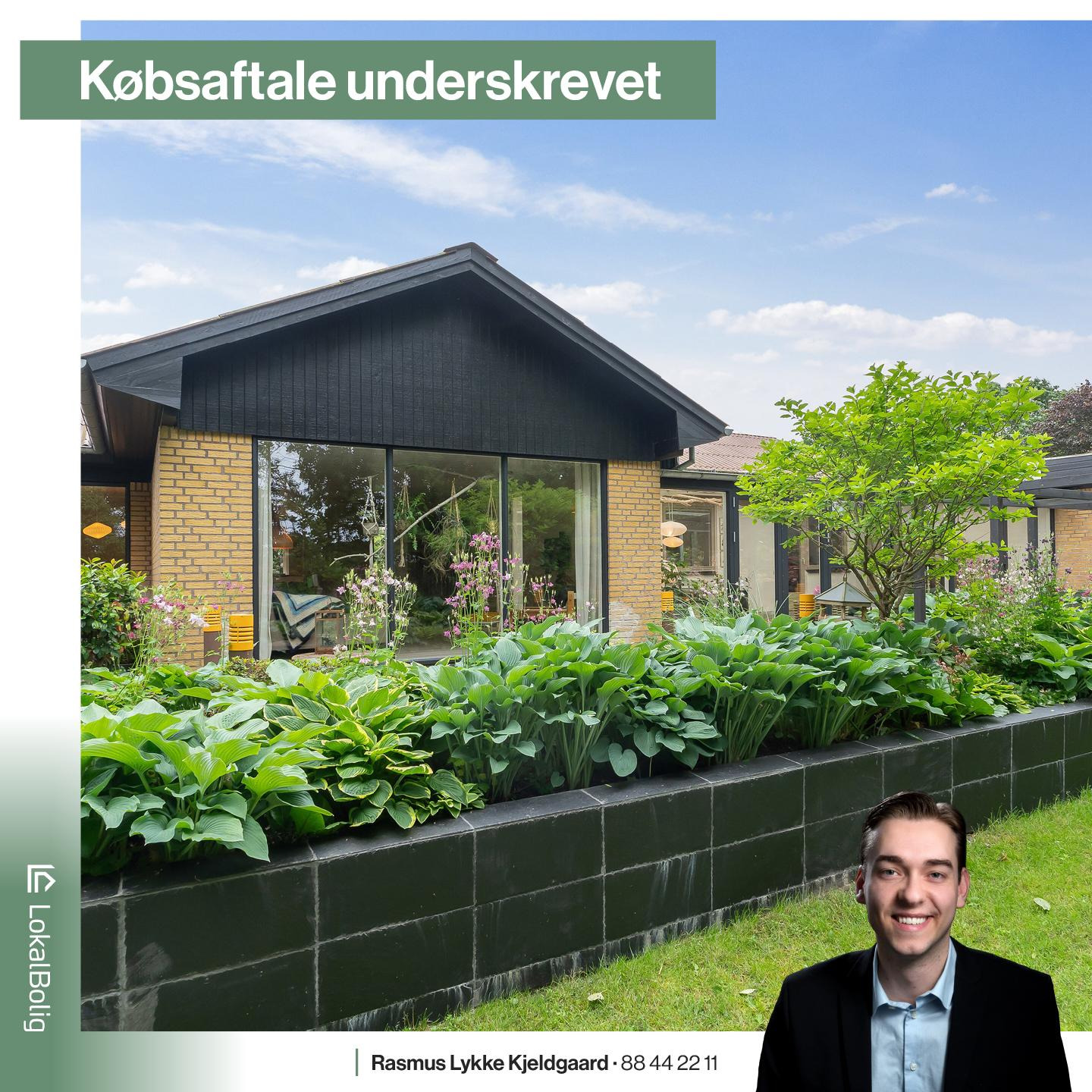 Lokalbolig Silkeborg melder om underskrevet købsaftale på H.C. Branners Vej 16