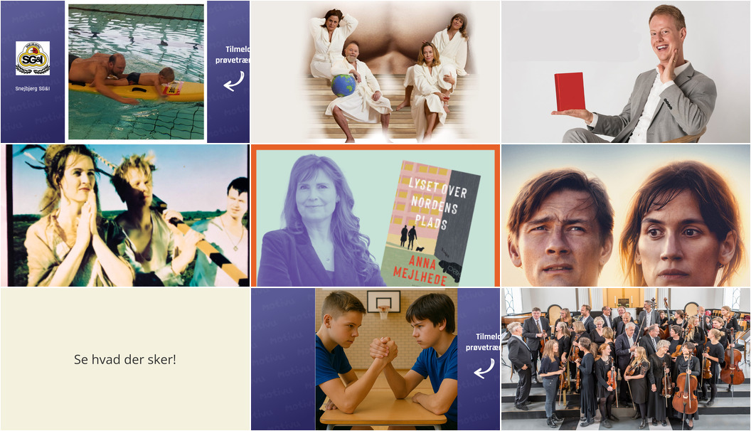 Udforsk Hernings weekenden: Svømmetræning, Komedie og Koncerter