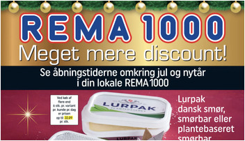 Rema 1000: Lurpak smør til kun 8 kr. og Merrild kaffe til 49 kr.