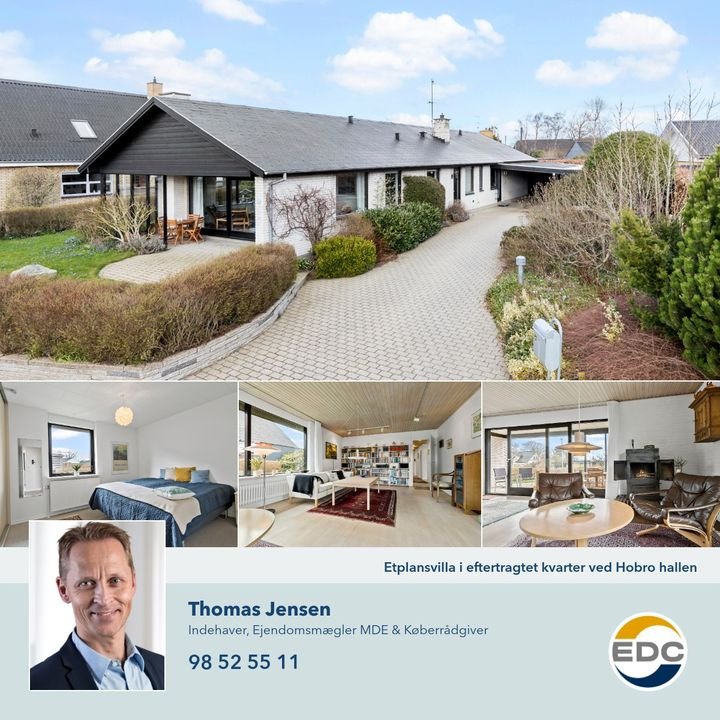 Boligdrøm i sydlige Hobro hos EDC Søren Jensen: Attraktiv beliggenhed og rummelige værelser venter nye ejere.