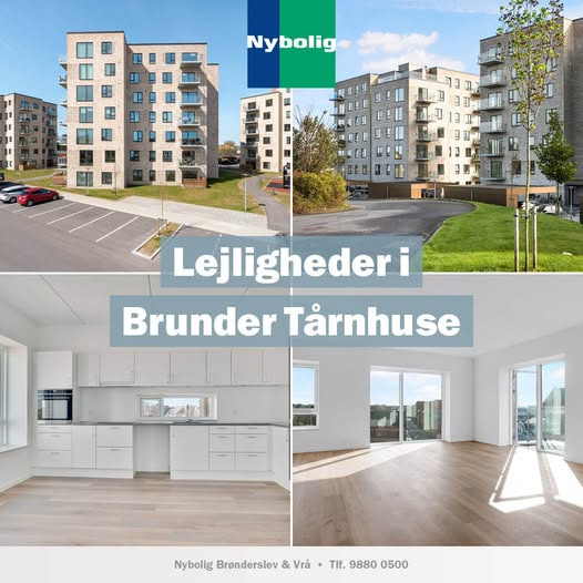 Nybolig Brønderslev & Vrå præsenterer forbedringer ved Brunder Tårnhuse og ledige lejligheder til leje