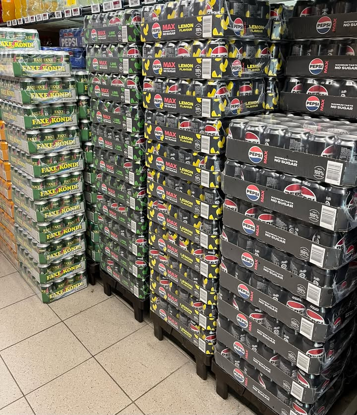 Spar Fårup tilbyder tirsdagsbasker med 24 dåser sodavand til 69,95 kr