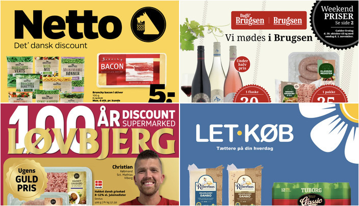 Coop smør til kun 6,95 kr. og Ap Rosso vin til 30 kr. på tilbud i Odder
