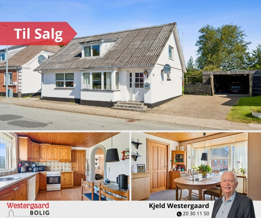Fordelagtig villa til salg centralt i Jerslev fra WESTERGAARD BOLIG