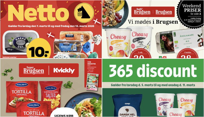 Gode tilbud i Tølløse: Torres Coronas vin til 37 kr. og Bakkedal Smørbar til 10 kr.