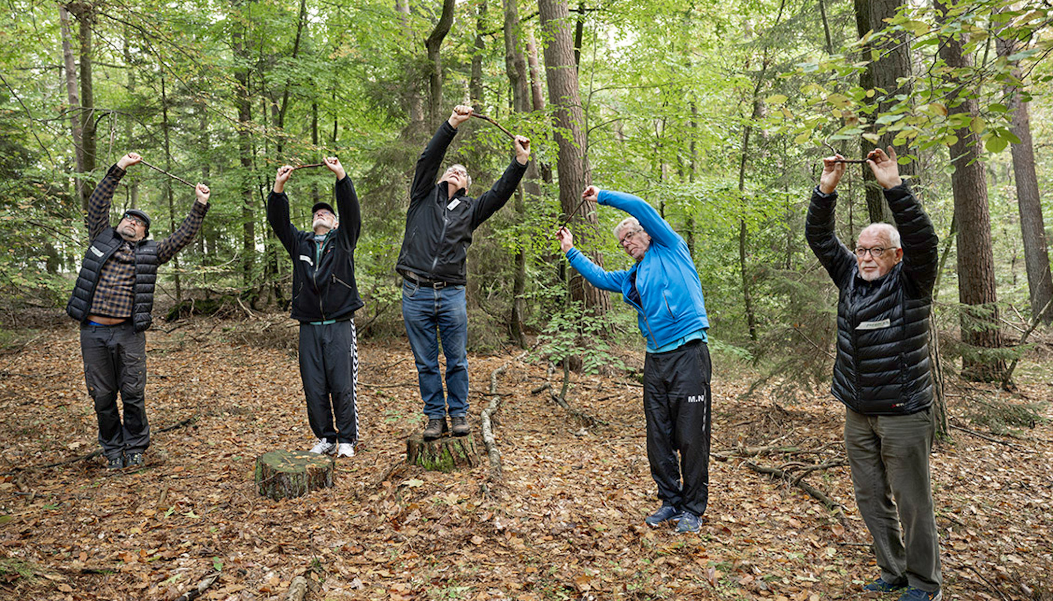 Frirum i naturen for mænd med gigt