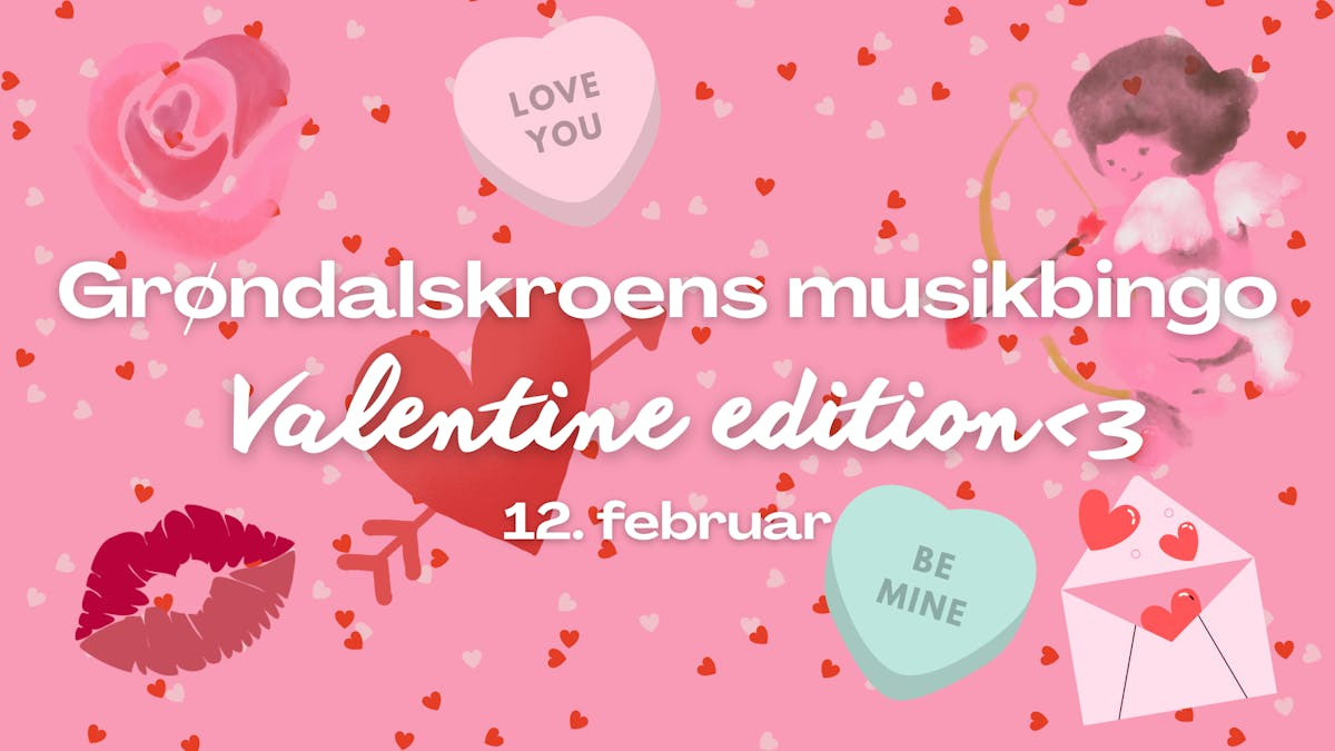 Musikbingo: Valentine Edition på Grøndalskroen