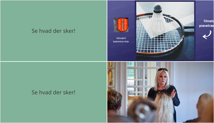 Oplev kommende arrangementer i Holmegaard: Fra Badminton til Klarsynsaften