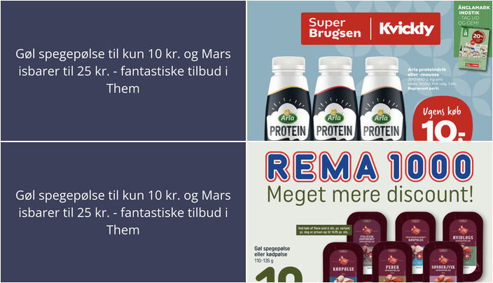 Gøl spegepølse til kun 10 kr. og Mars isbarer til 25 kr. - fantastiske tilbud i Them