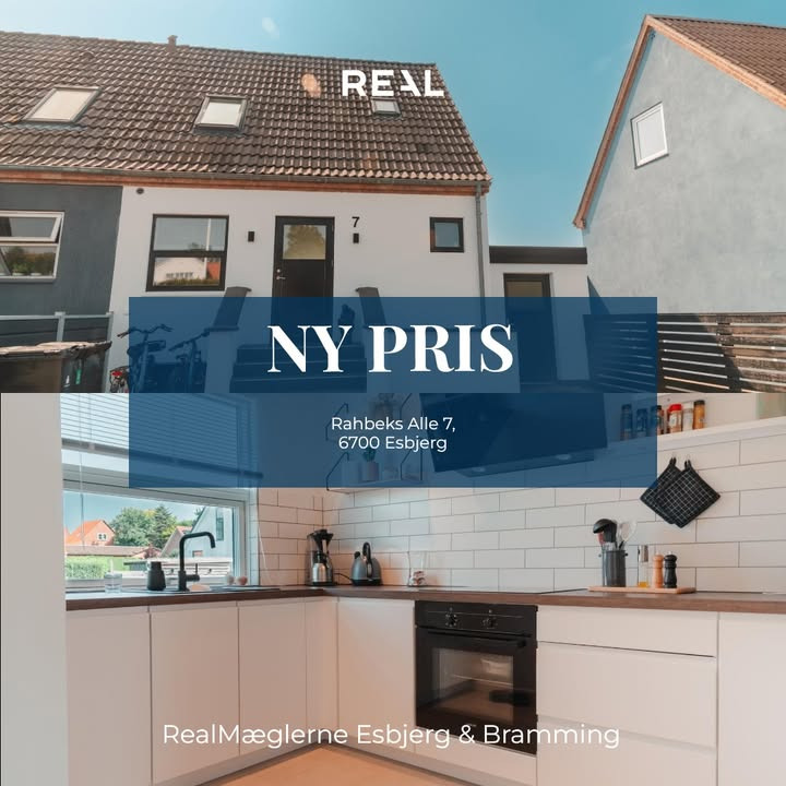 RealMæglerne Esbjerg og Bramming sænker prisen på indflytningsklart dobbelthus i Esbjerg