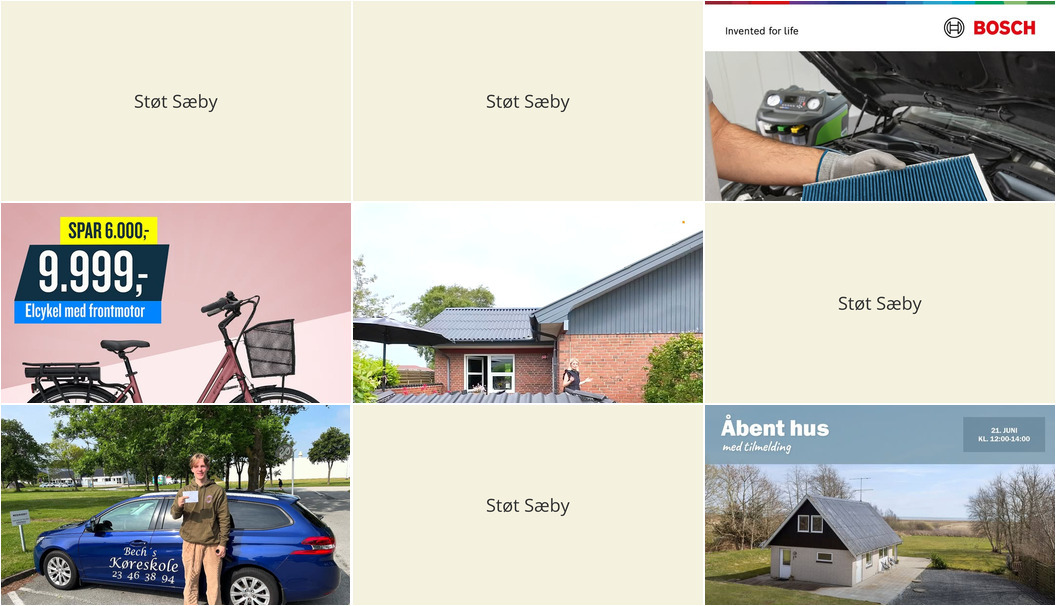 Nyt fra AUTO TEKNIK A/S, Mæglerhuset Sæby, Bech's Køreskole og 2 andre