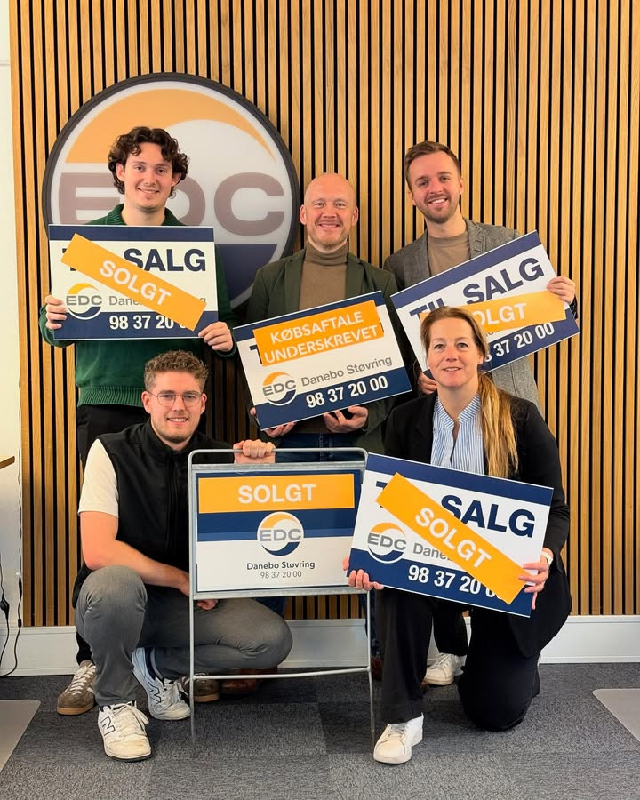 EDC Støvring fejrer rekordmange bolighandler i maj måned