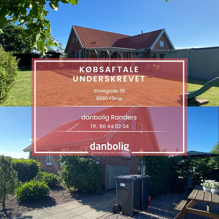 Danbolig Randers hjælper med salg af bolig i Fårup