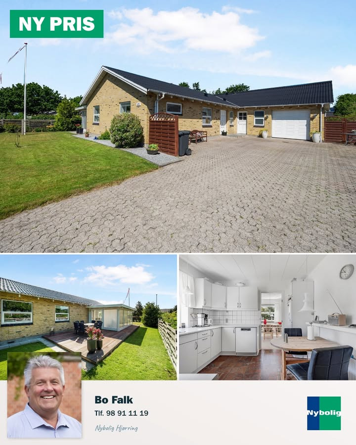 Nybolig Hjørring sætter prisen ned på familievenlig villa i Ilbro